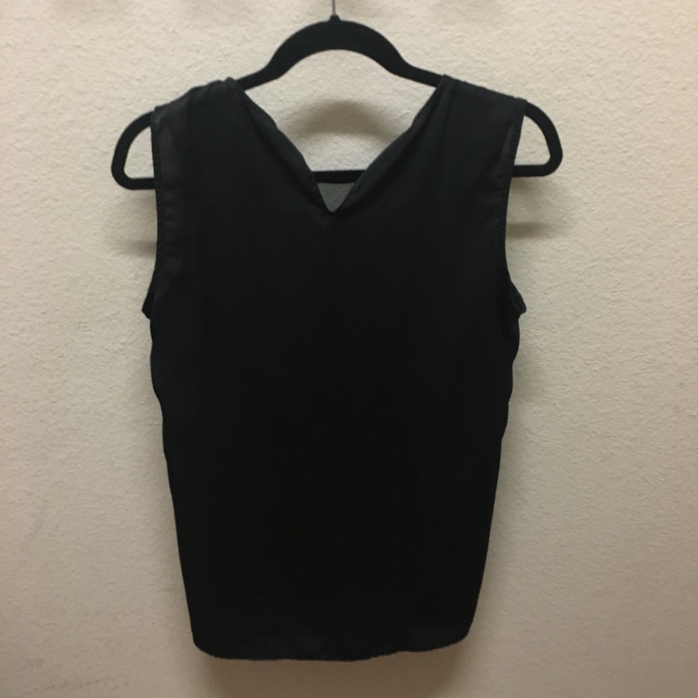 ABS Platinum Black Mesh Design Blouse